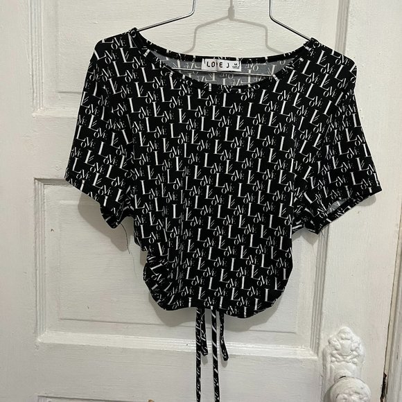 LOVE J Black Shirt - Picture 1 of 3
